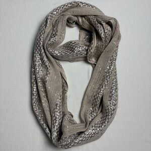 Collection Eighteen Metallic Viscose Cirle Scarf